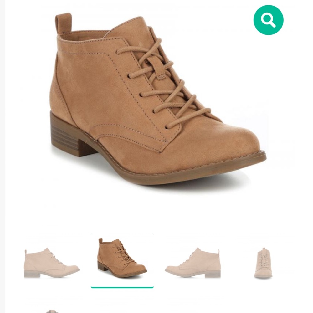 Makalu California Lisbeth Tan Lace Up Boots Booties Size 9